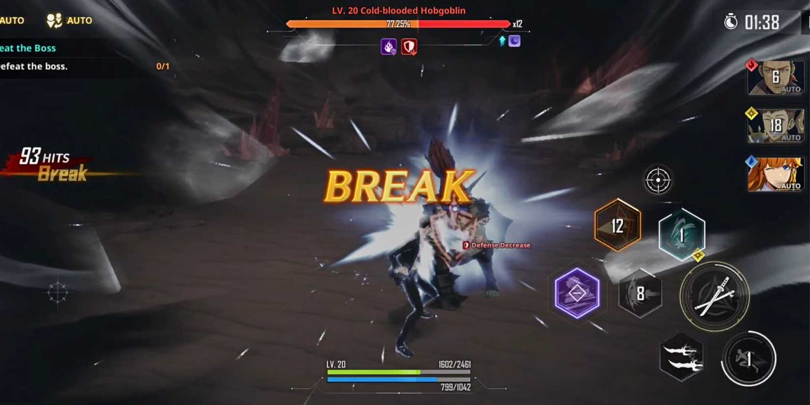 the break effect in solo leveling arise.
