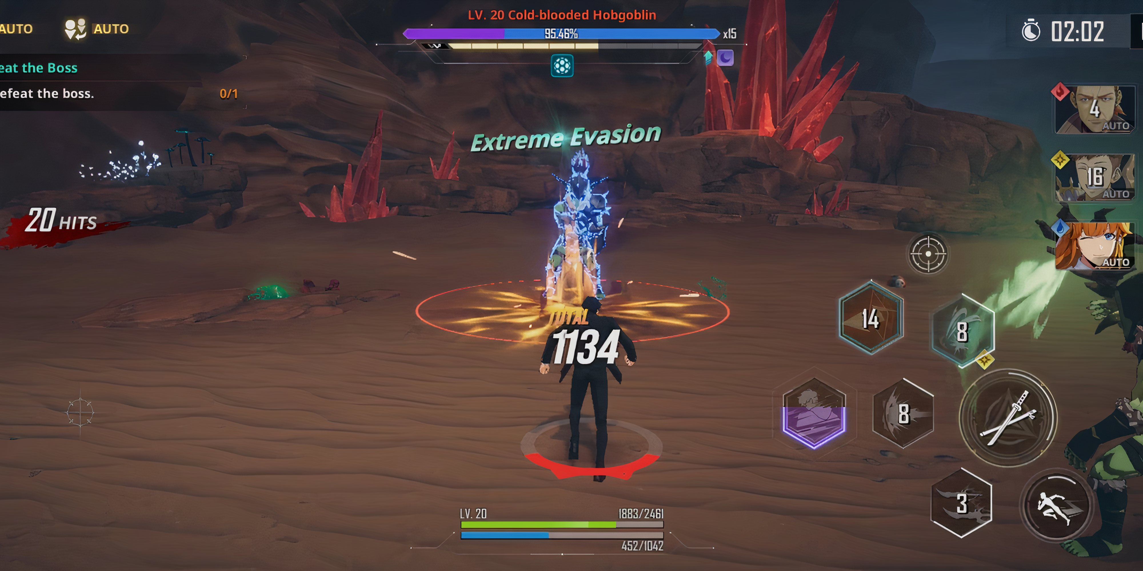 extreme evasion in solo leveling arise.