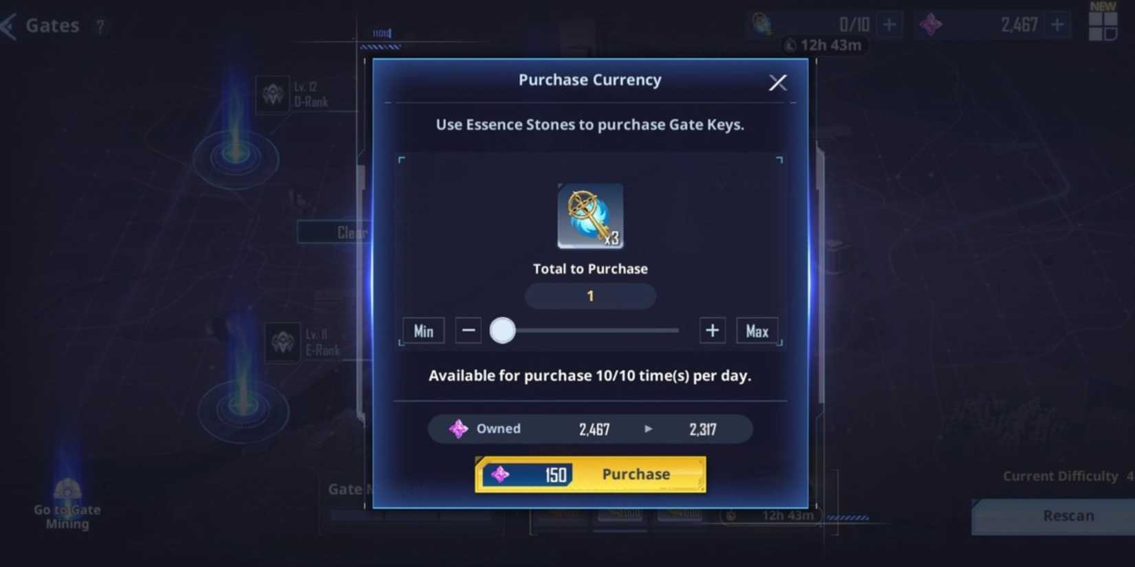 a gate key in solo leveling arise.