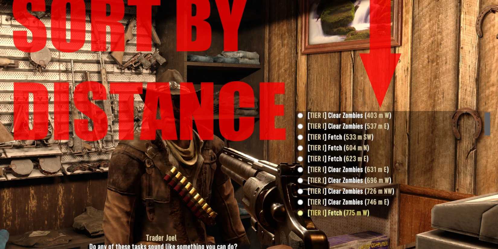 Sort Trader's Quests by Distance Mod For 7 Days To Die