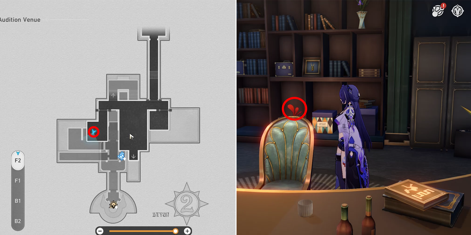 soulglad scorchsand audition venue origami bird location 13 in honkai star rail