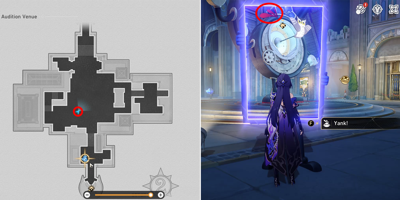 soulglad scorchsand audition venue origami bird location 15 in honkai star rail