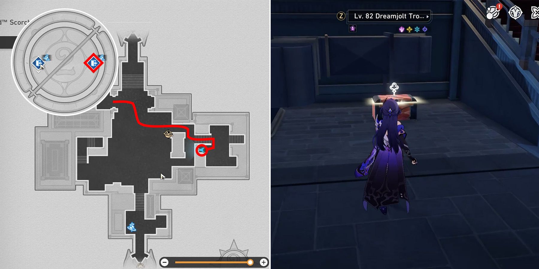 Honkai: Star Rail - SoulGlad Scorchsand Audition Venue Chest, Warp Trotter And Lordly Trashcan Locations