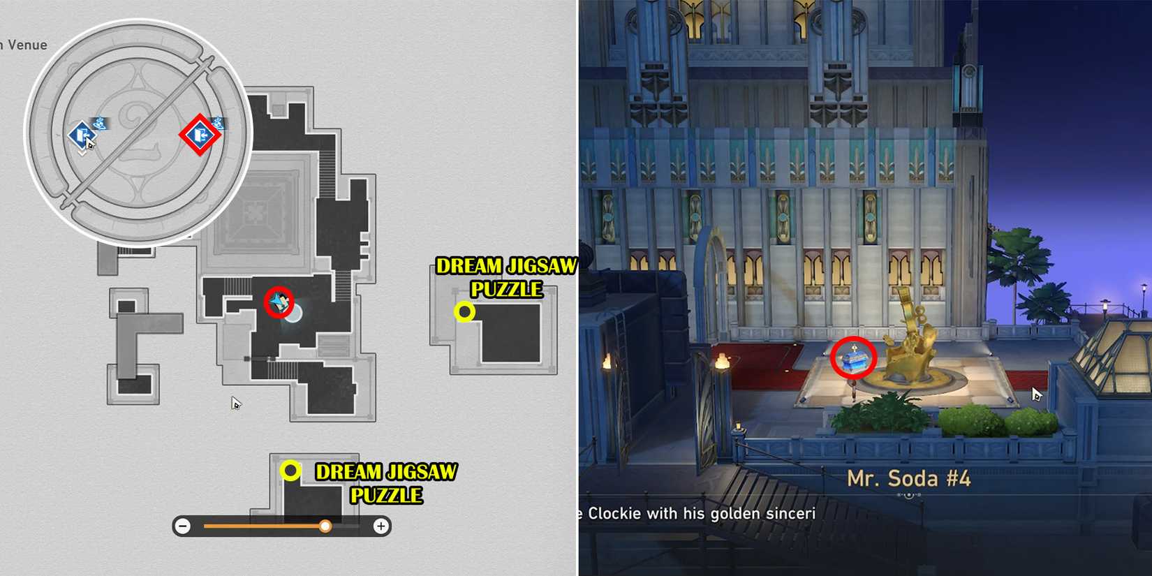 soulglad scorchsand audition venue treasure chest location 30 in honkai star rail