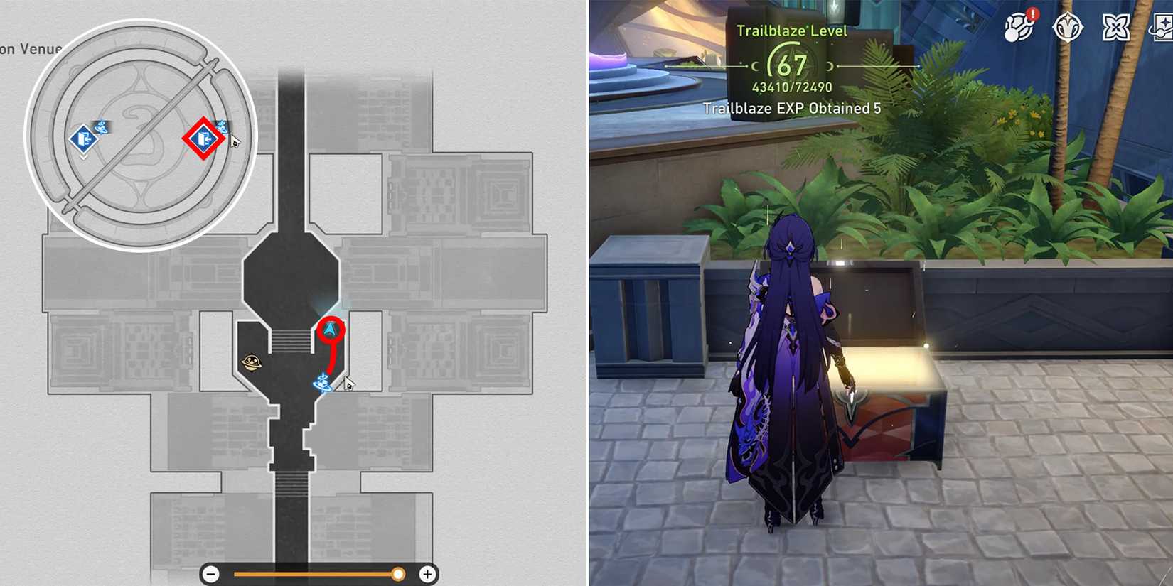 soulglad scorchsand audition venue treasure chest location 32 in honkai star rail