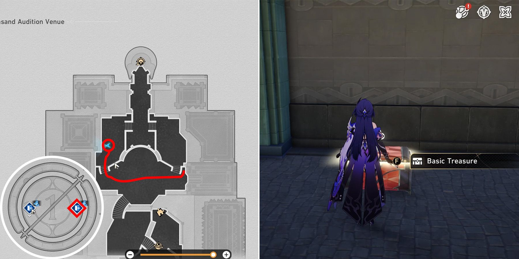 Honkai: Star Rail - SoulGlad Scorchsand Audition Venue Chest, Warp Trotter And Lordly Trashcan Locations