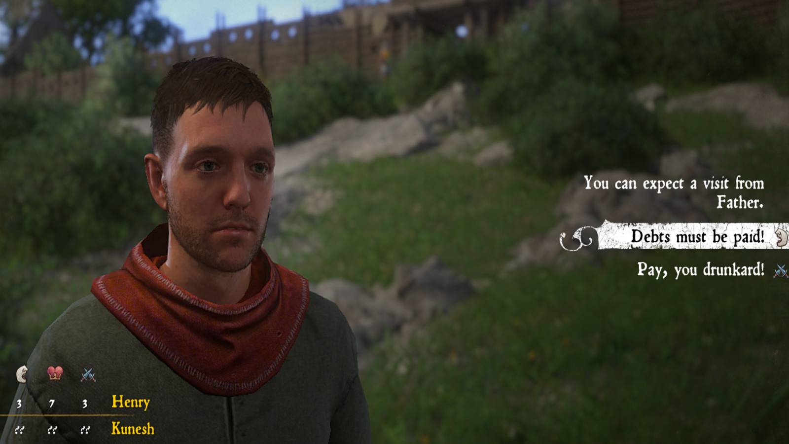 Speaking with Kunesh in Kingdom Come Deliverance