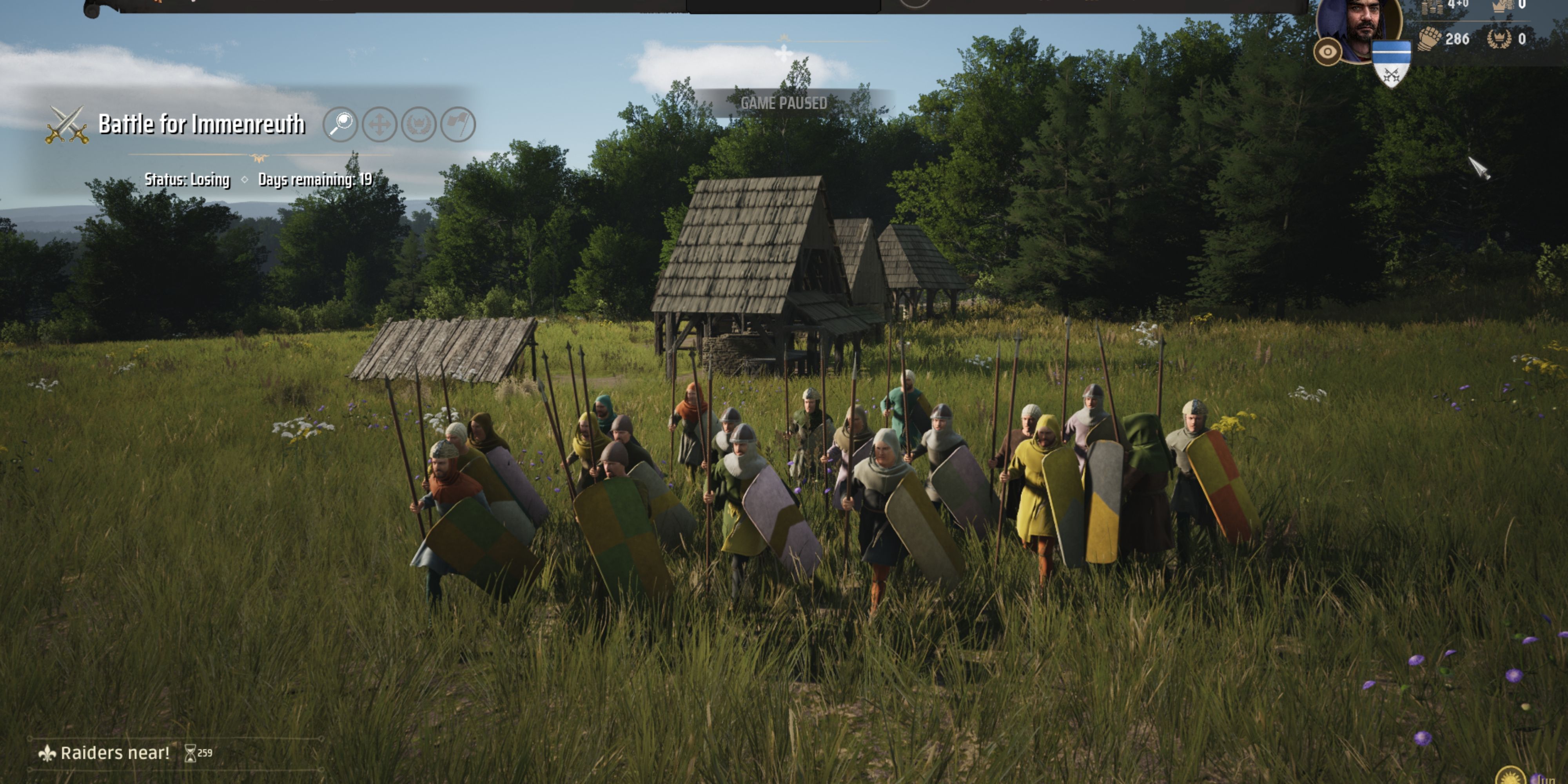 spearmen militia in manor lords