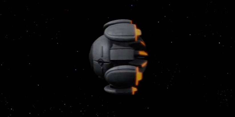 The CGI render of the Eymorg Starship in "Spock's Brain".