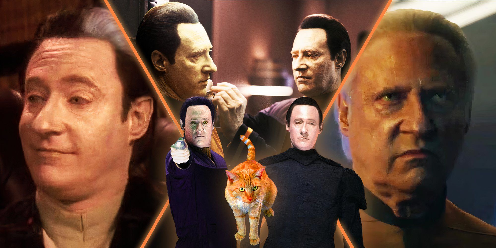 Star Trek: What happened to Data? Featuring Brent Spiner as Data, Lore, and B4 (with Spot the cat)