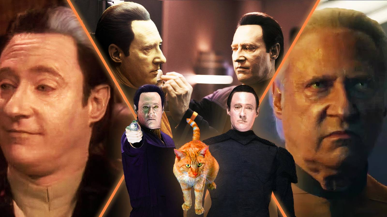 Star Trek: What happened to Data? Featuring Brent Spiner as Data, Lore, and B4 (with Spot the cat)