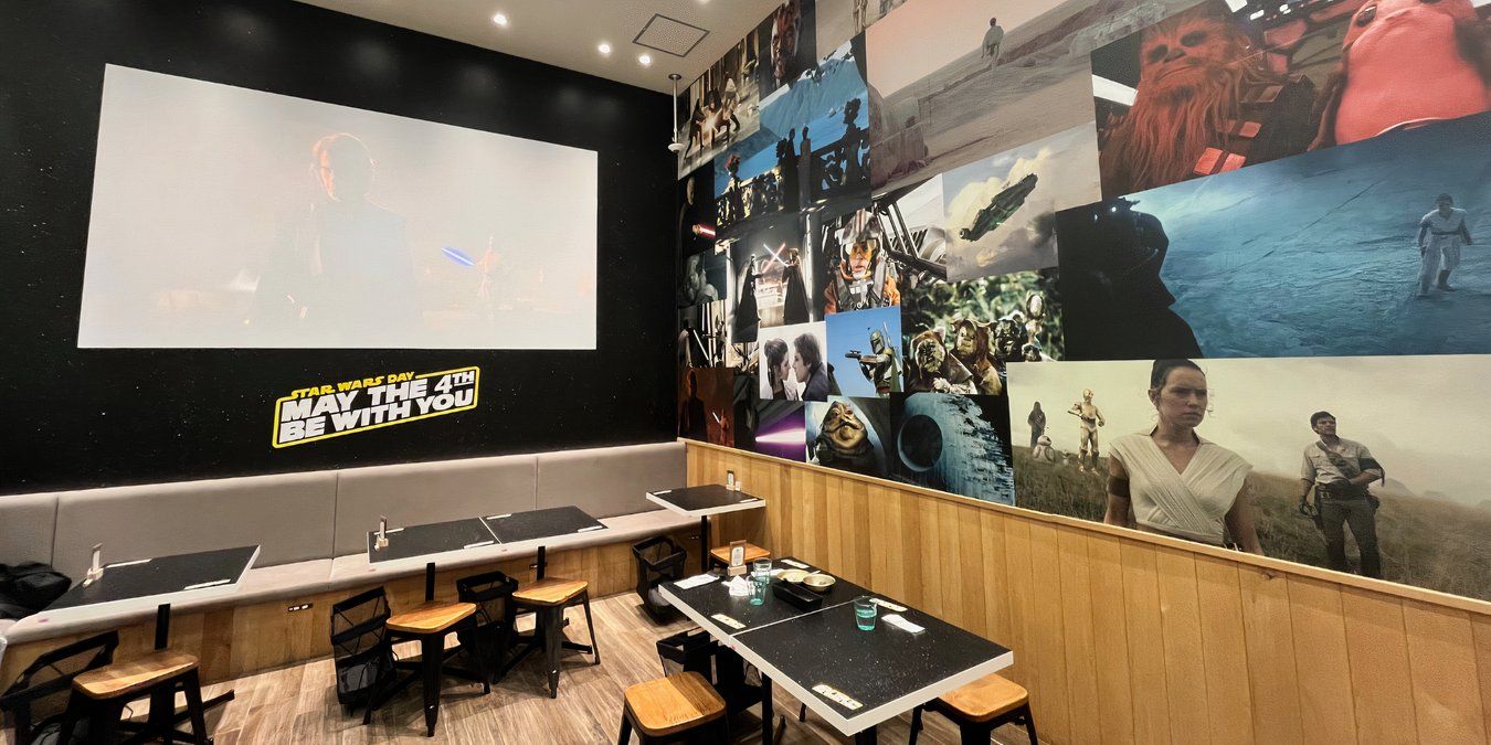 Inside the Star Wars Cafe