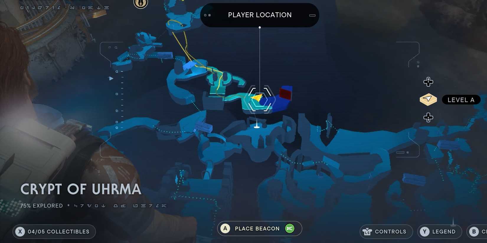 star wars jedi survivor fantailed laa map location