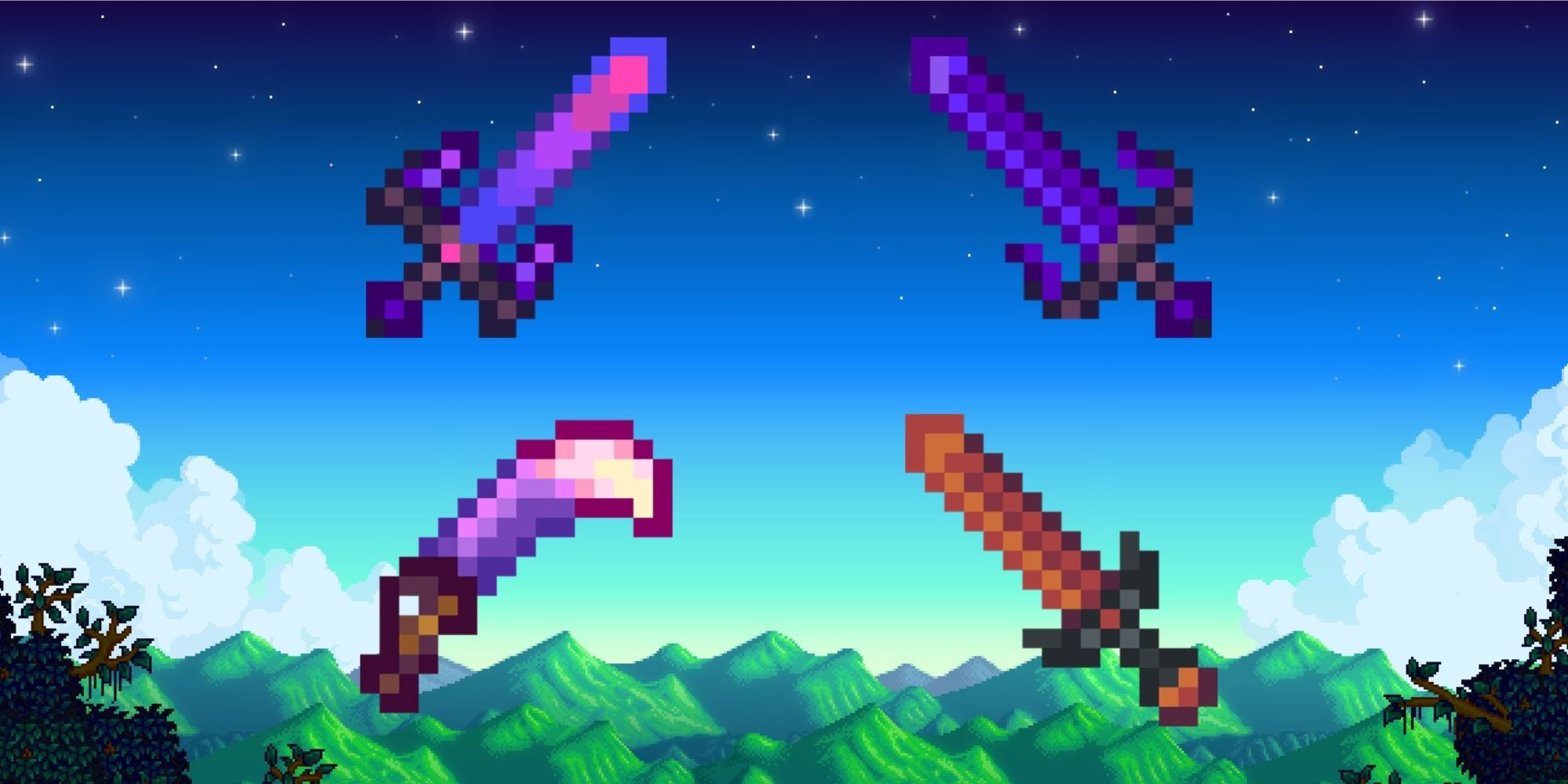 Stardew Valley multiple different swords 