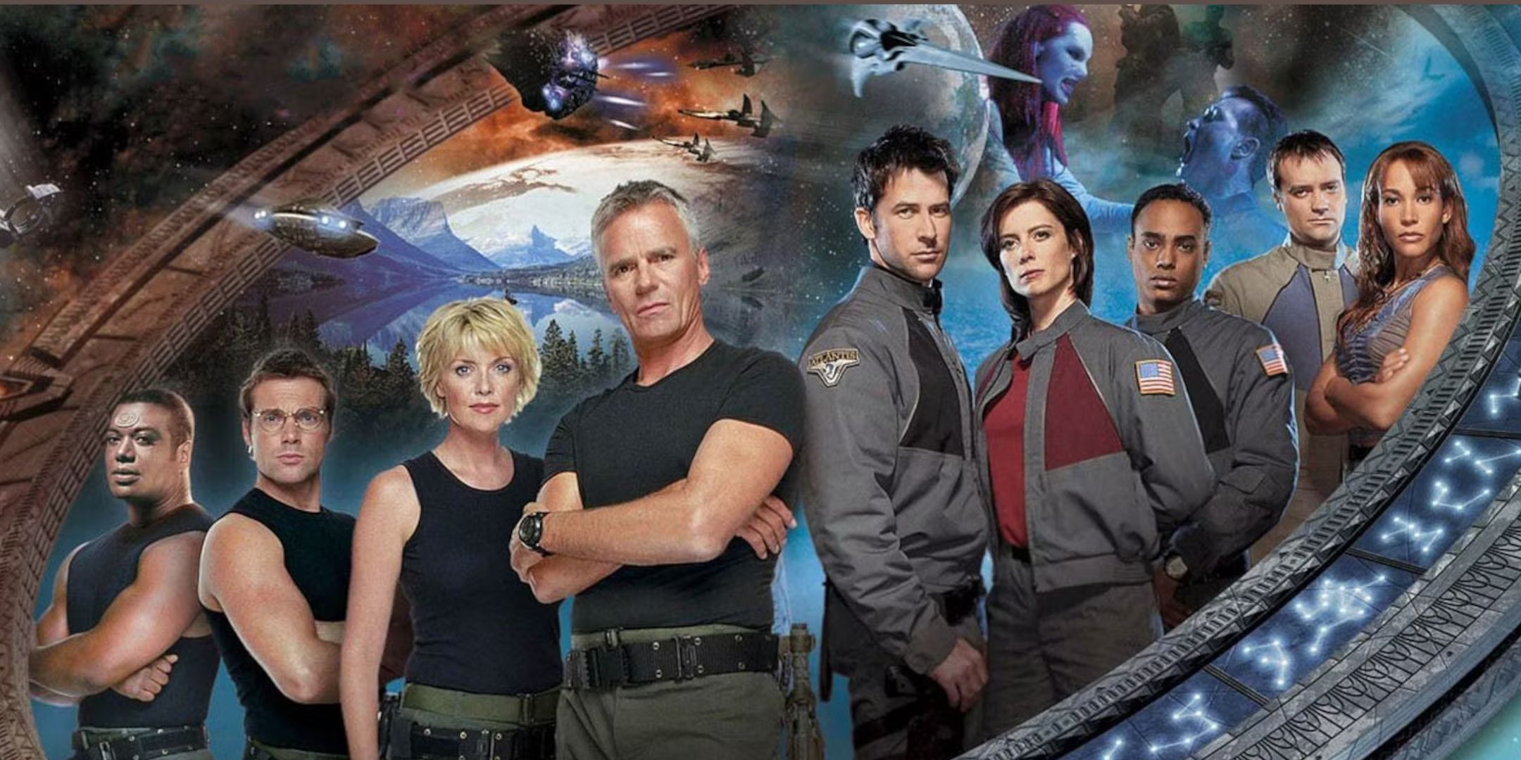 Stargate SG-1 and Atlantis season 1 cast