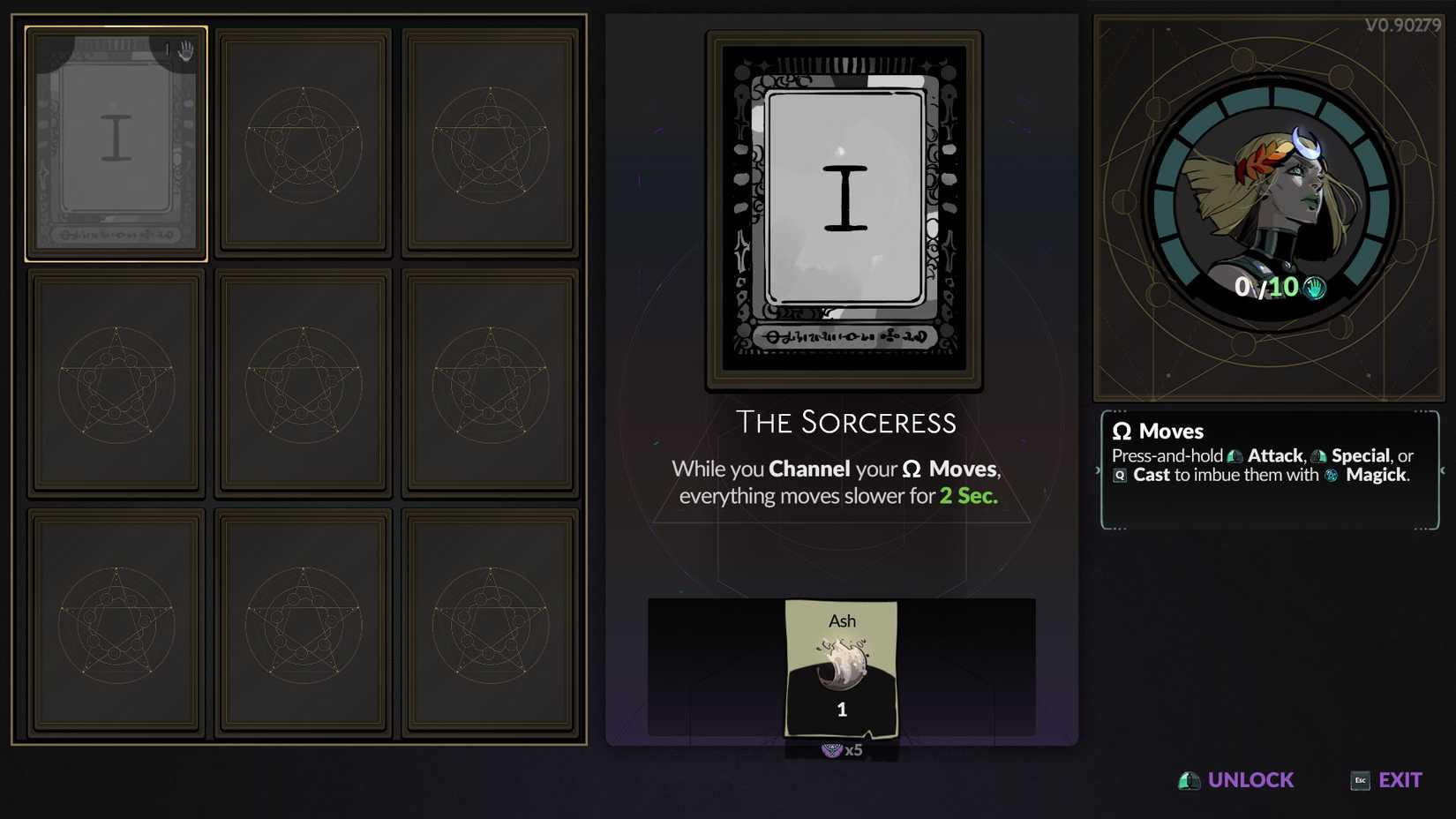 Starting Grasp Example In Hades 2