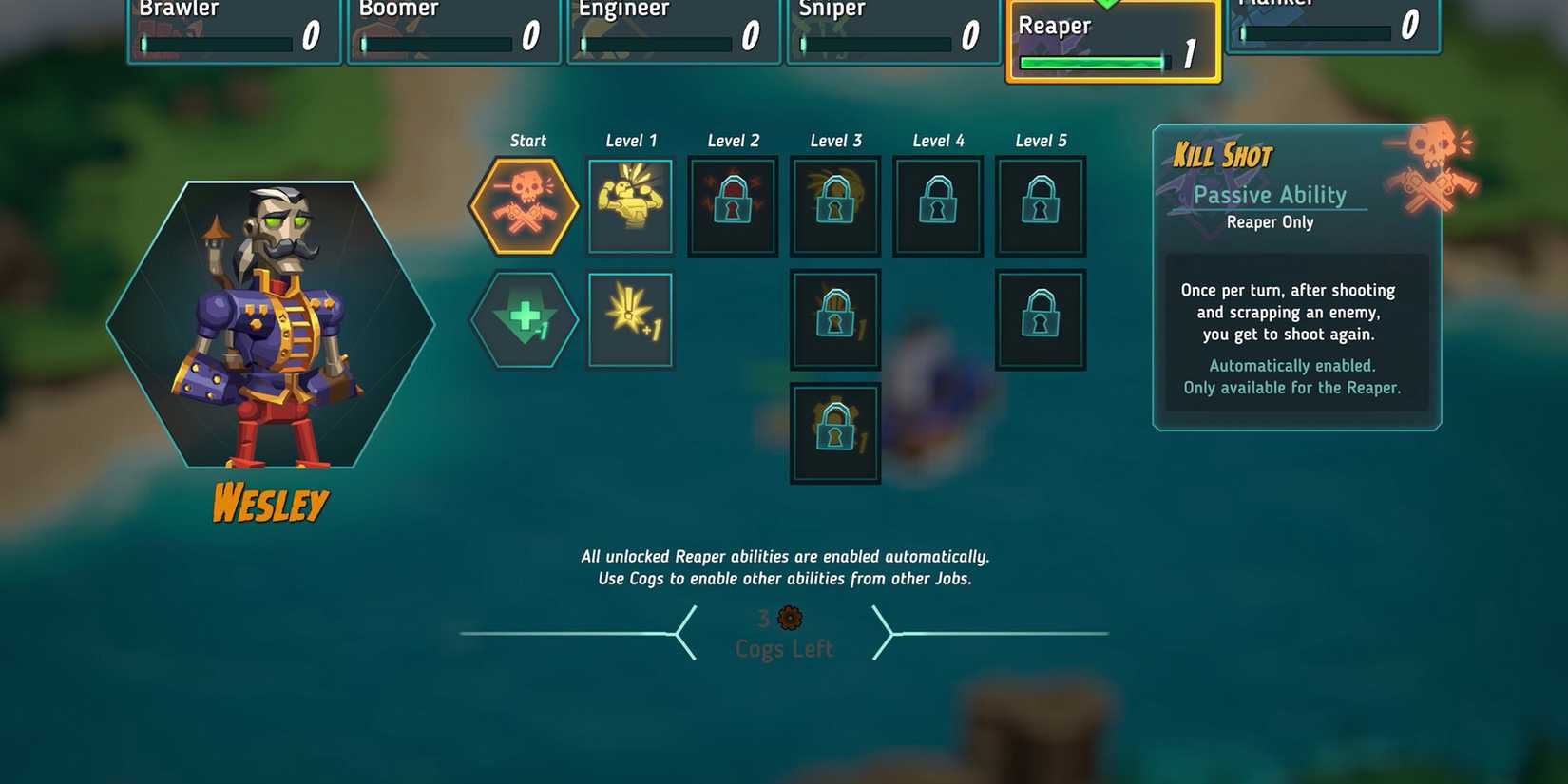 steamworld heist 2 skill unlocks