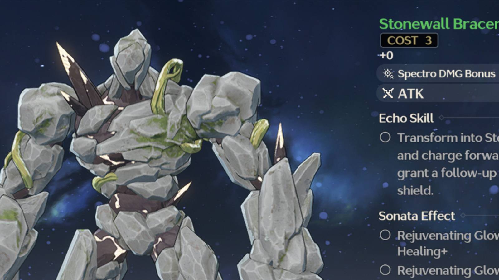 stonewall bracer echo in wuthering waves