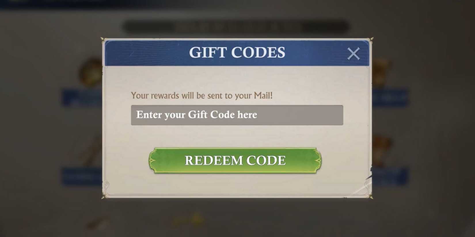 Stormshot Isle of Adventure: the codes tab