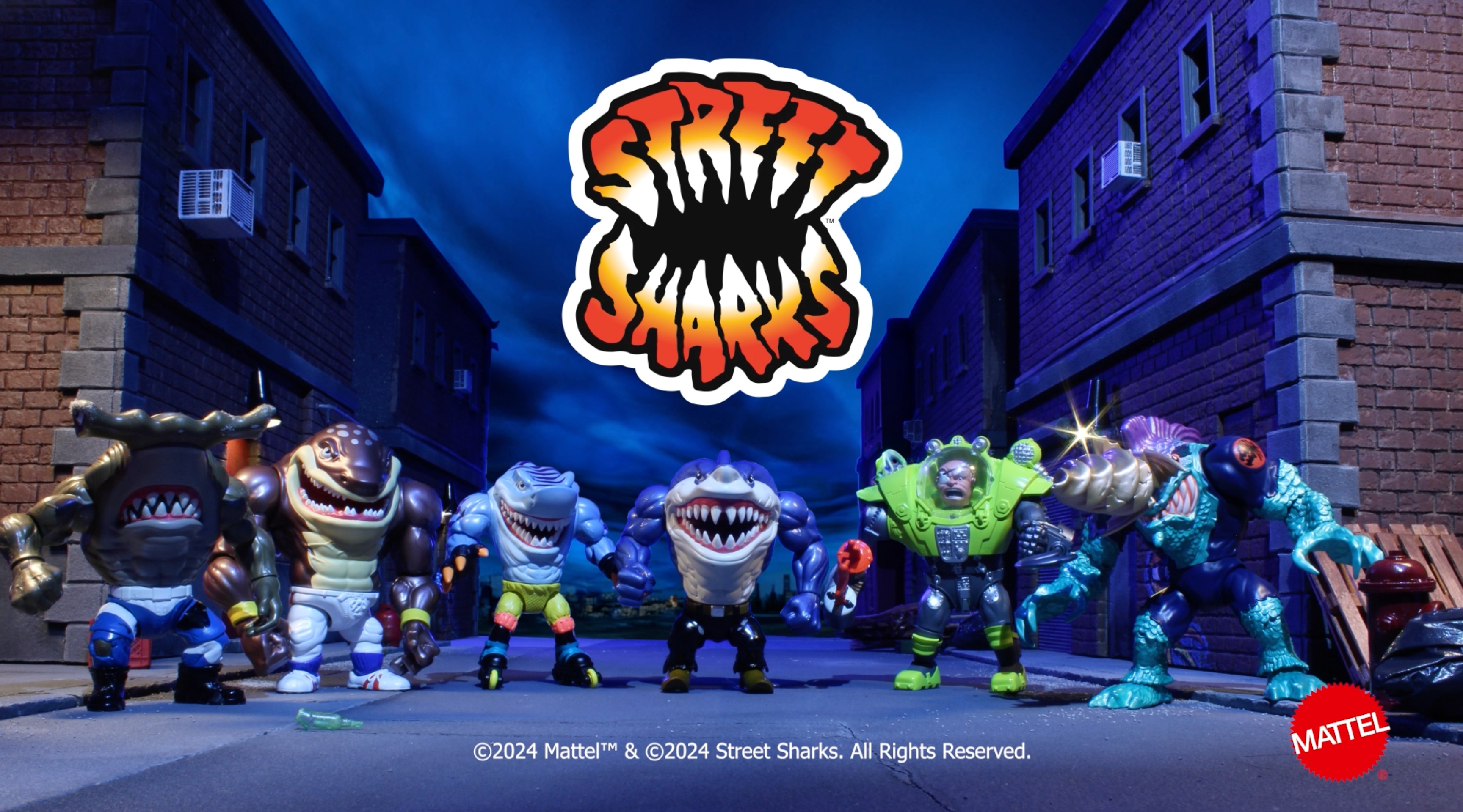 Обзор фигурок Mattel Street Sharks