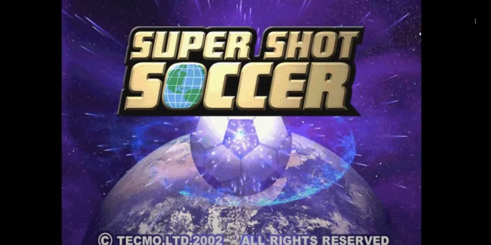 Super Shot Soccer Home Screen