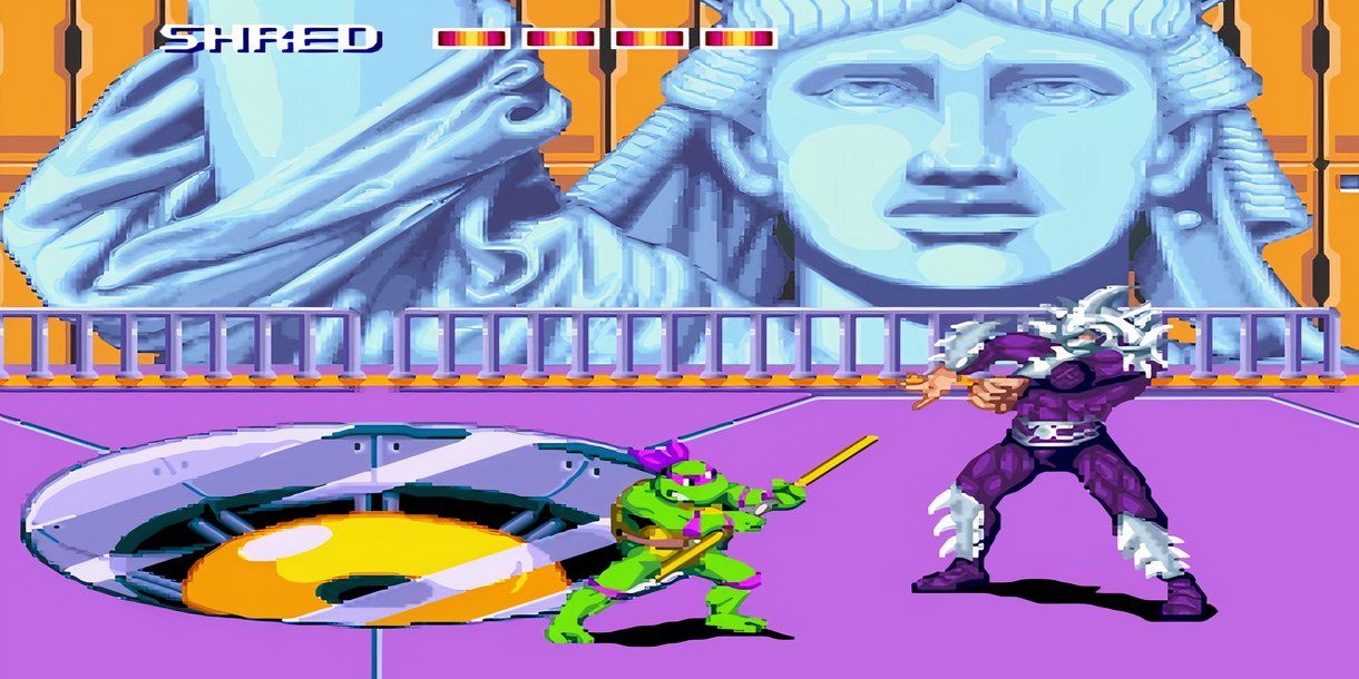 Super Shredder in TMNT 4 Turtles In Time