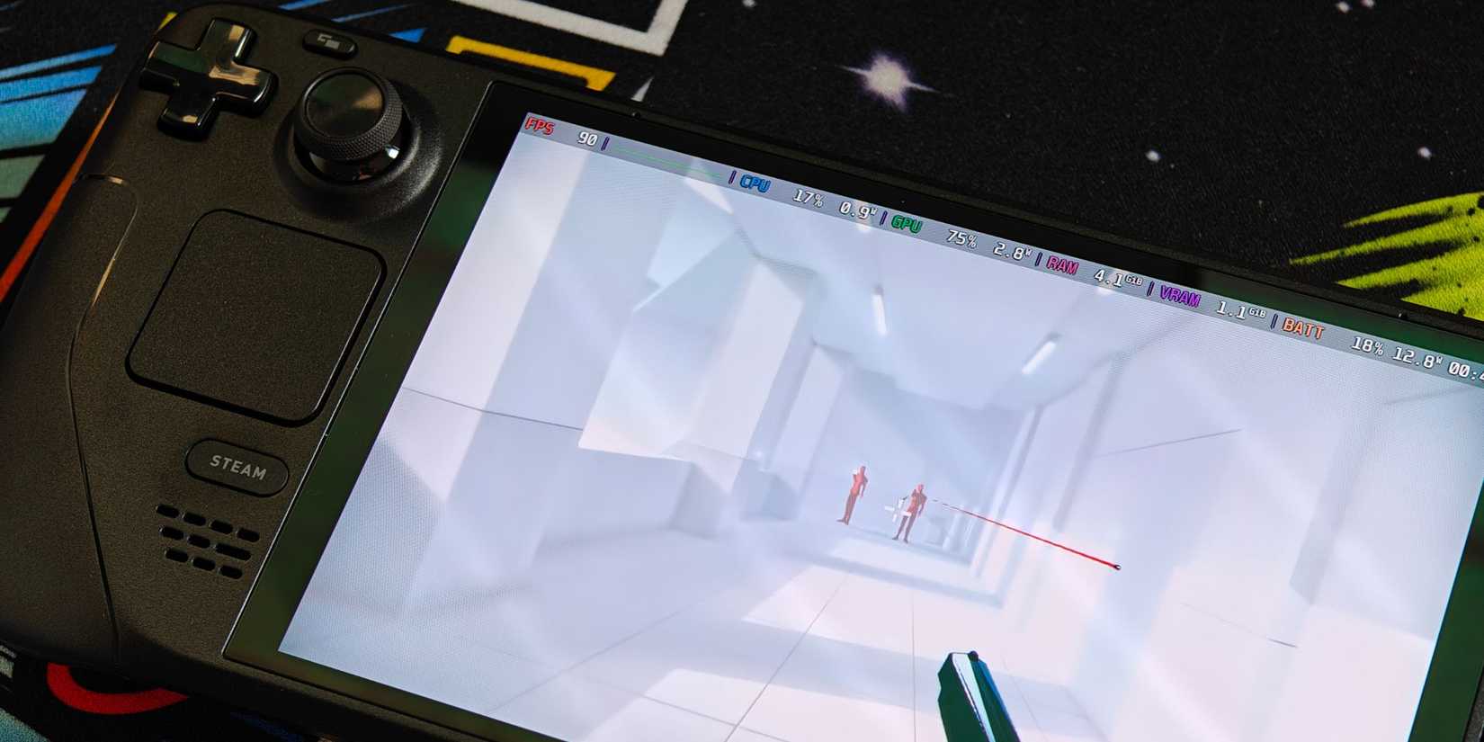 Superhot Steam Deck OLED FPS