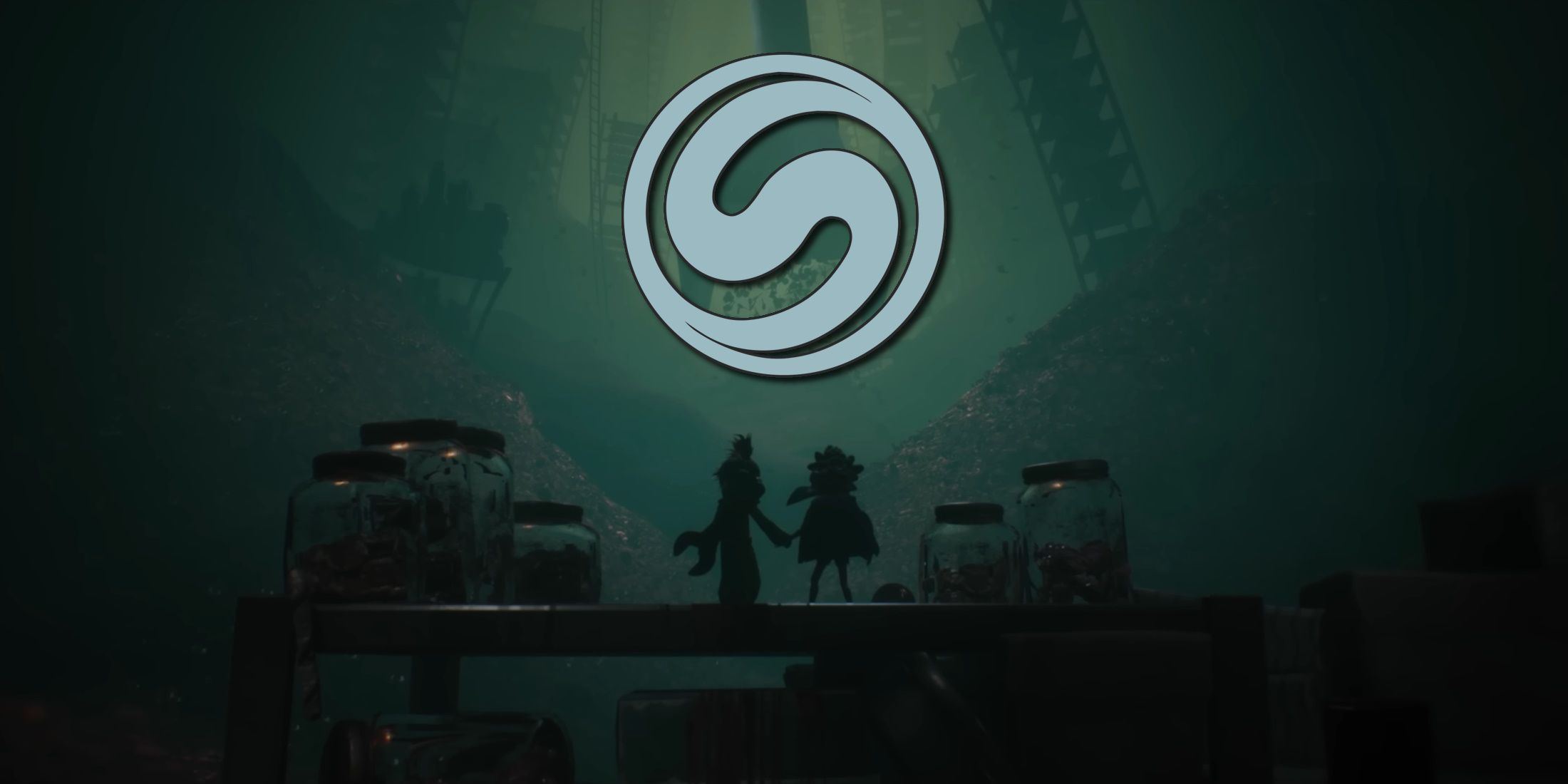 Supermassive Games logo over Little Nightmares 3 trailer still