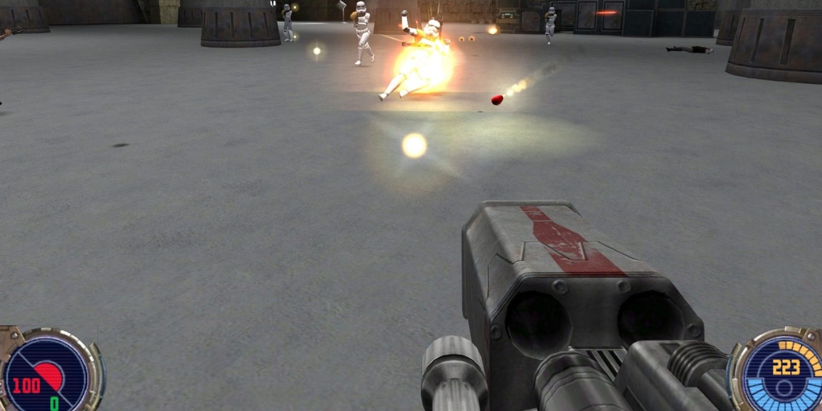 kyle katarn shooting stormtroopers