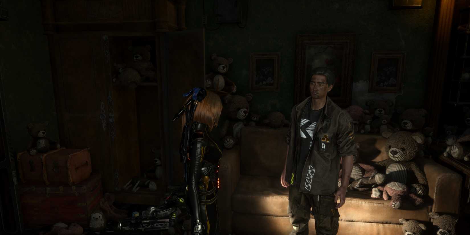 Talking to Jett in Stellar Blade