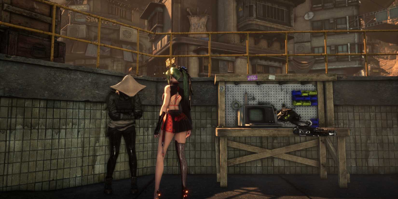 Talking to June in Stellar Blade