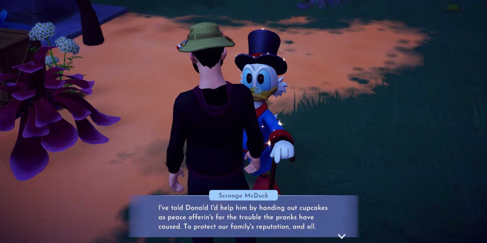 talking to scrooge ddv