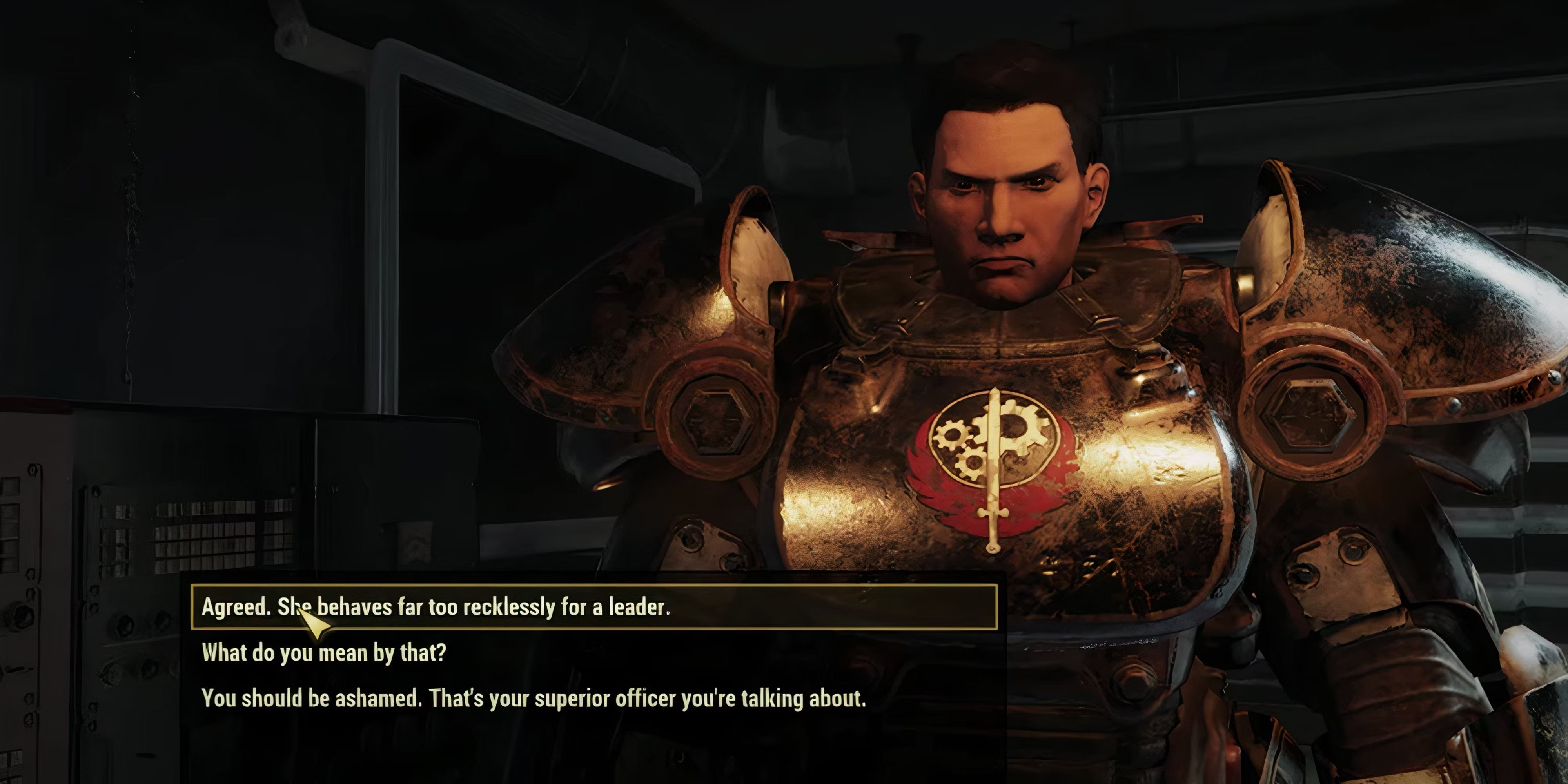 Talking to Shin During the Over and Out Mission in Fallout 76