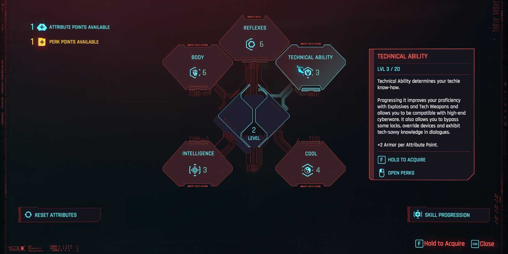 technical ability attribute