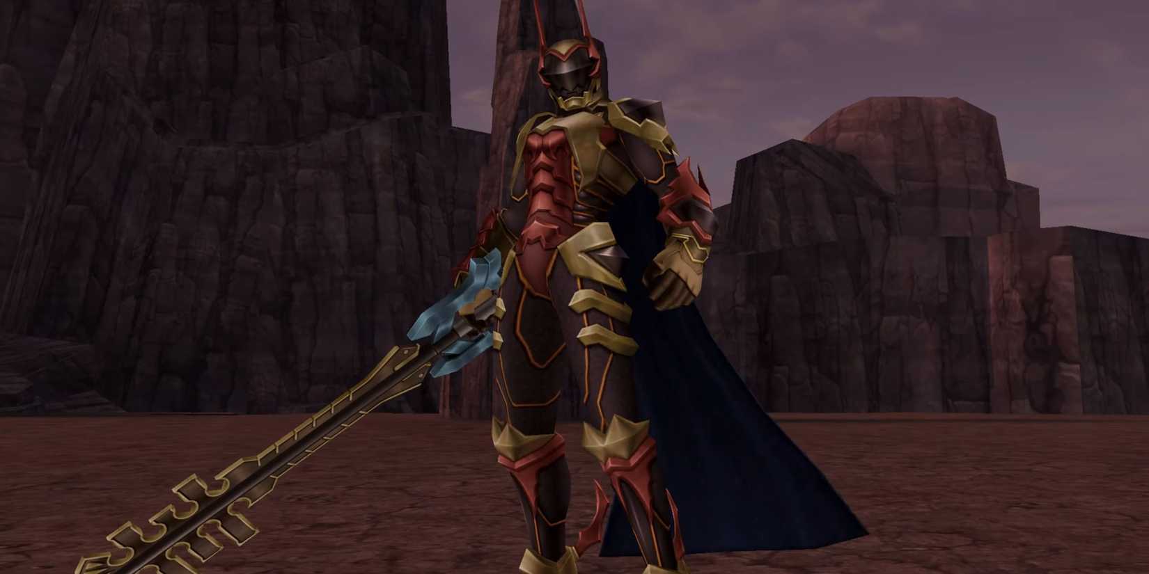 Terra's Lingering Will faces Sora at the Keyblade Graveyard in Kingdom Hearts 2