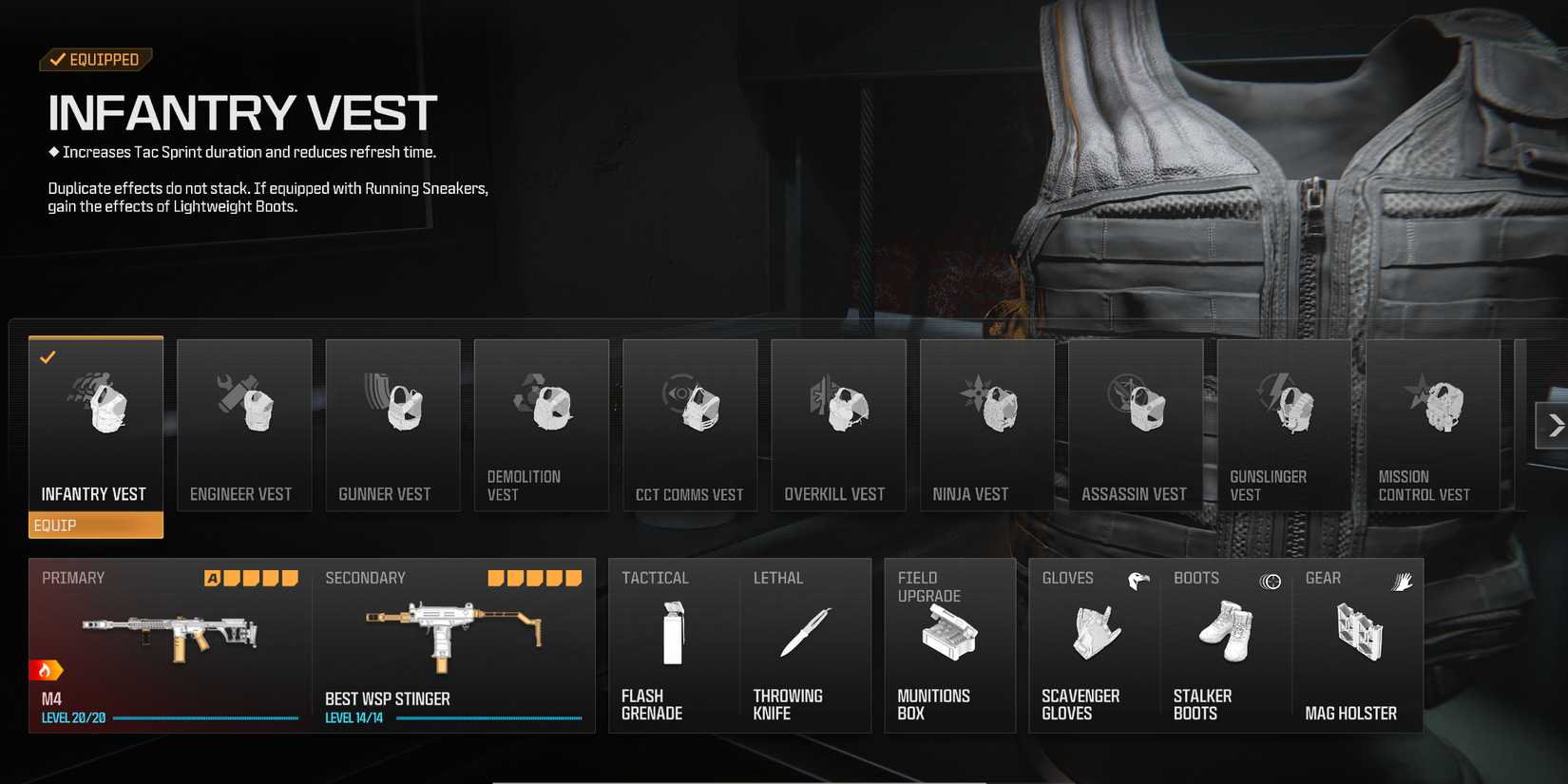 the best Modern Warfare 3 gear for the M4 JAK Harbinger Loadout 