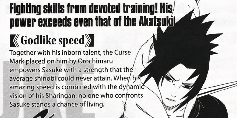 Sasuke's Databook Entry