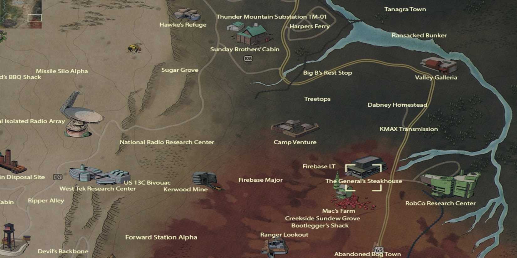 Fallout 76: All Tato Locations