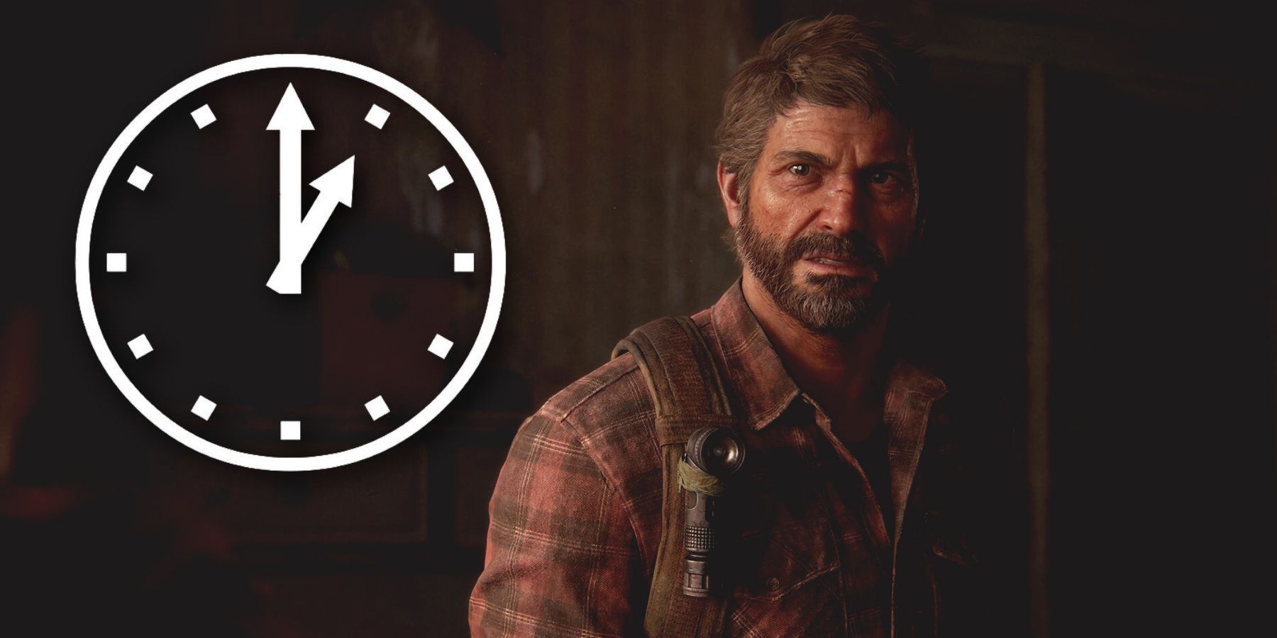 The Last of Us Part 1 Joel With Clock Vector