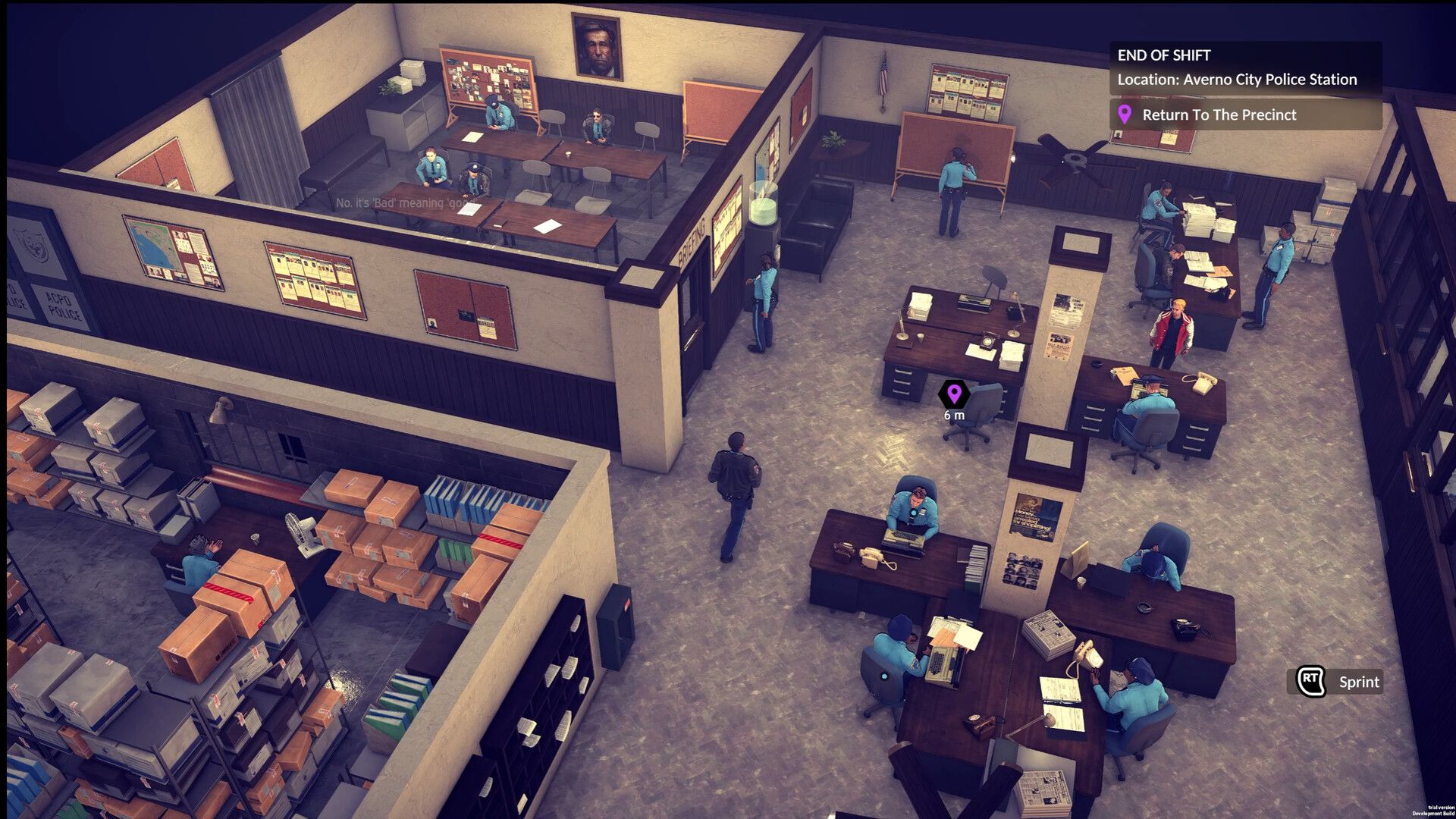 the precinct gameplay