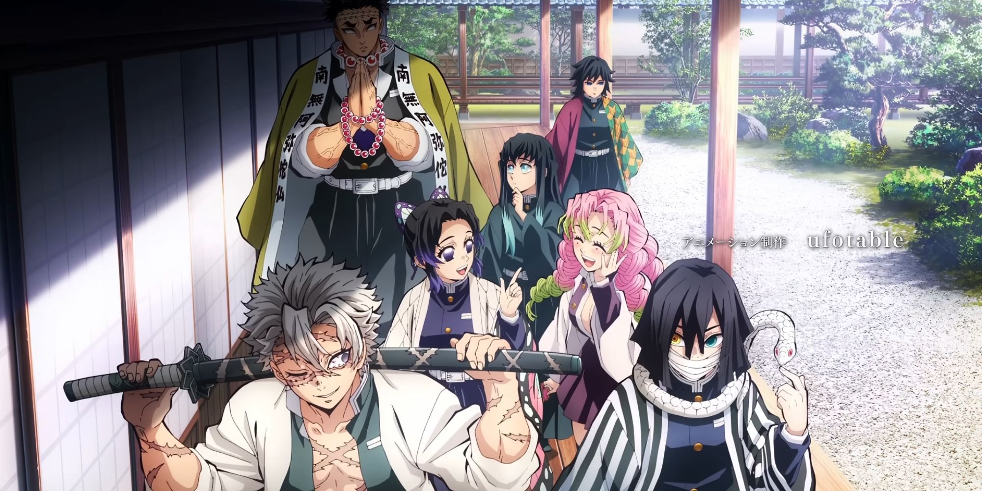 The remaining Hashira prepare themselves to train the demon slayers in the fifth Demon Slayer opening.