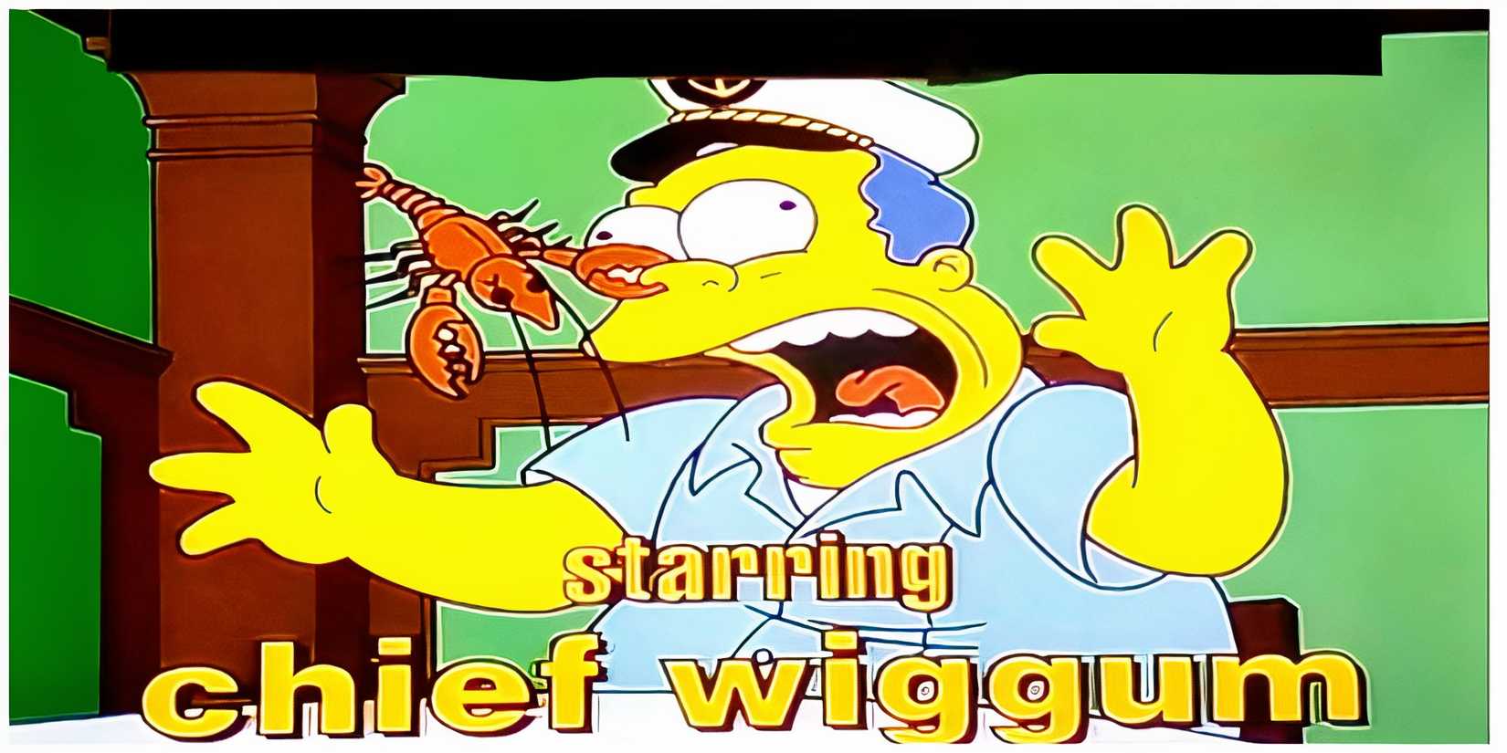 The Simpson Chief Wiggum