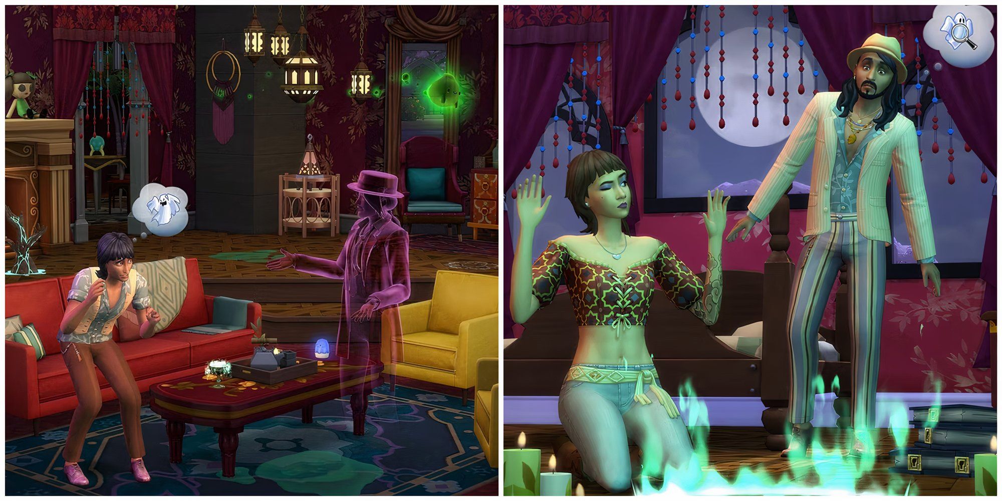 The Haunted Mansion storyline sticks to the mystery and supernatural genres, allowing players to captivate viewers' attention