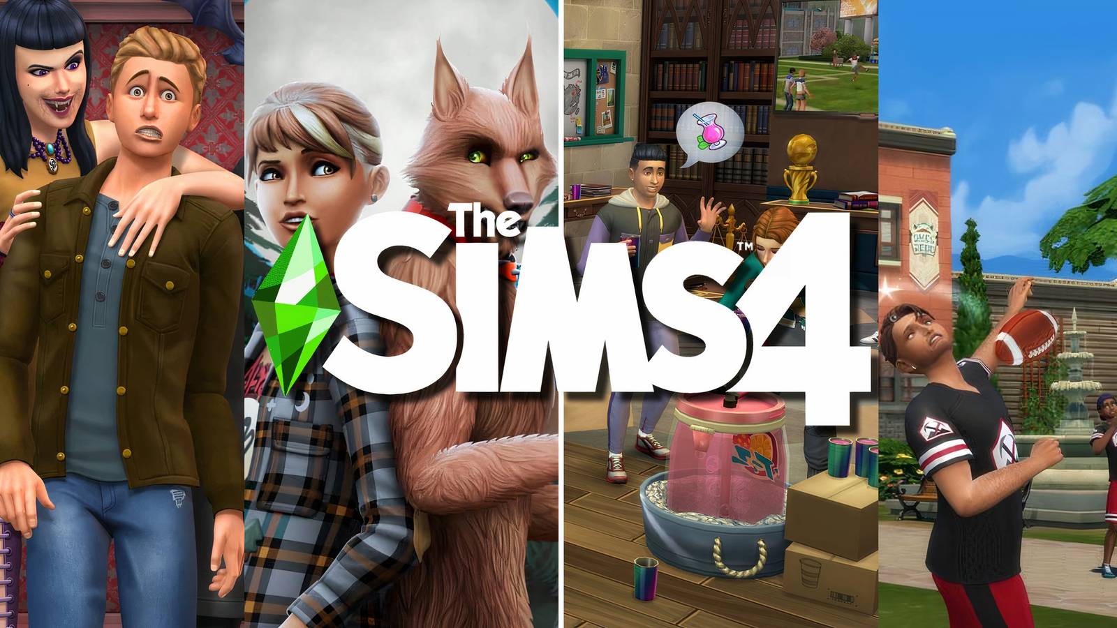 Sims art representing packs that work well together