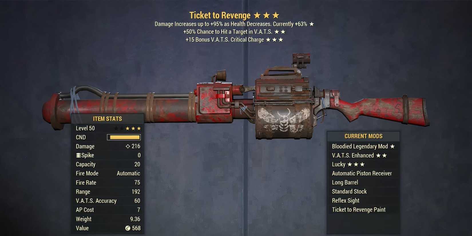 Ticket To Revenge in Fallout 76