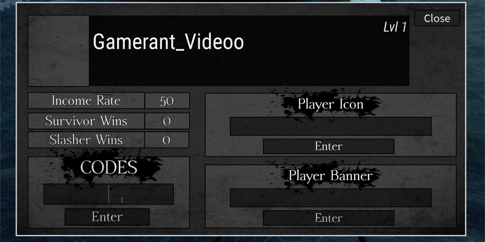 Trepidation the codes tab