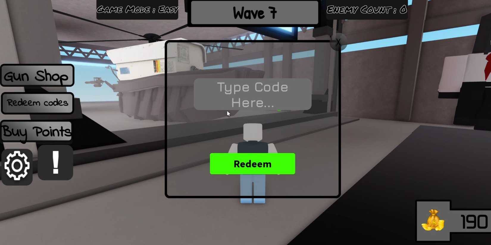 Ultra Toilet Fight the codes tab