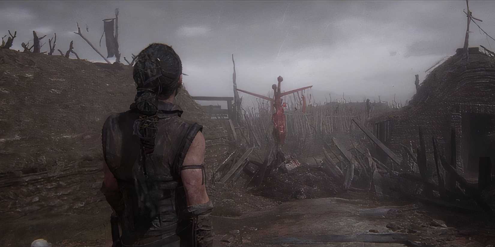 The location of the first glyph of the Freyslaugh Village Puzzle in Hellblade 2