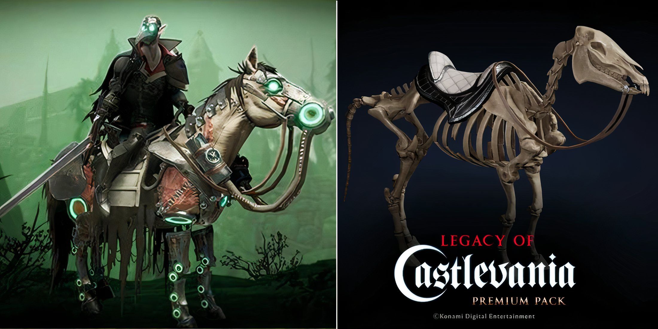 the two DLC horse saddles currently available in V Rising