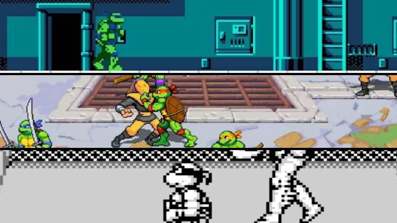 TMNT 1989, Shredder's Revenge and Back From the Sewers